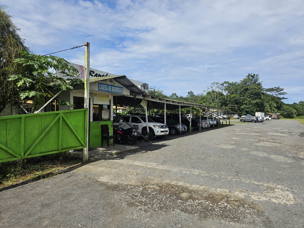 Pavona Parking Entrance